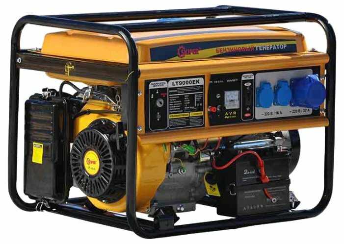 Бензиновый генератор Skiper LT9000EK, (6500 Вт)