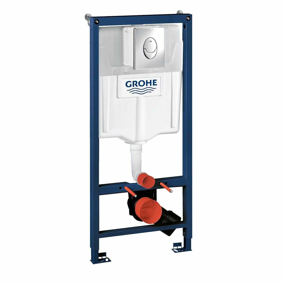 Комплект 6 в 1 Grohe Rapid SL (38772SH0) + подвесной безободковый унитаз Amore di Mare Elsa Tornado P312-T фотография 20