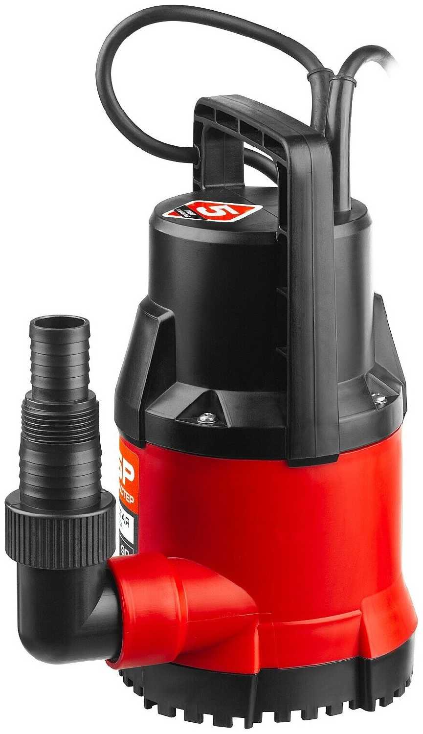 Дренажный насос для чистой воды ЗУБР НПЧ-М1-250 фотография 1