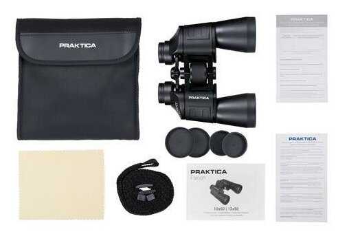 Бинокль Praktica Falcon 12x50, чёрный фотография 3