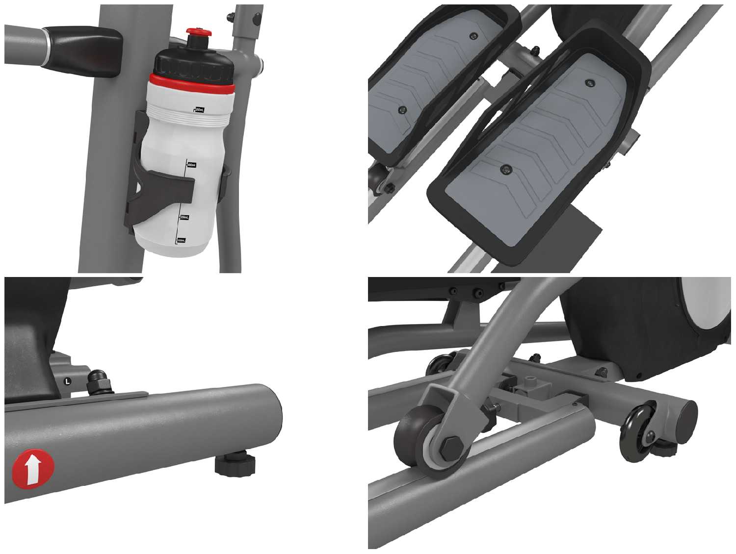 Складной эллиптический тренажер UNIXFIT SL-430 + набор для фитнеса фотография 18