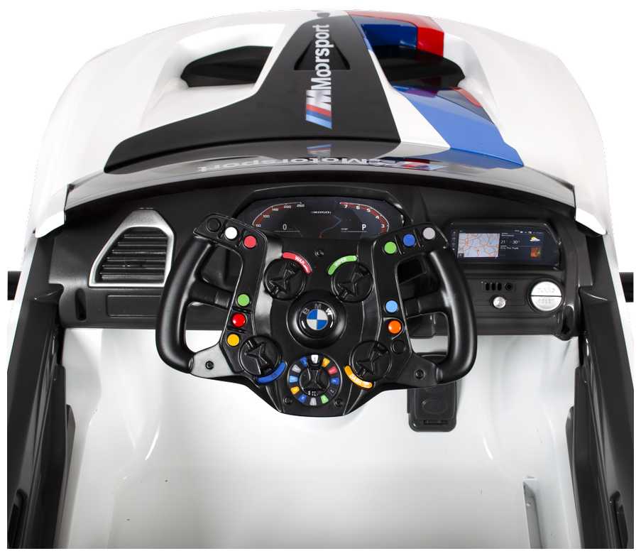 Детский электромобиль ROLLPLAY BMW M8 GTE RACING 12V c пультом управления фотография 5