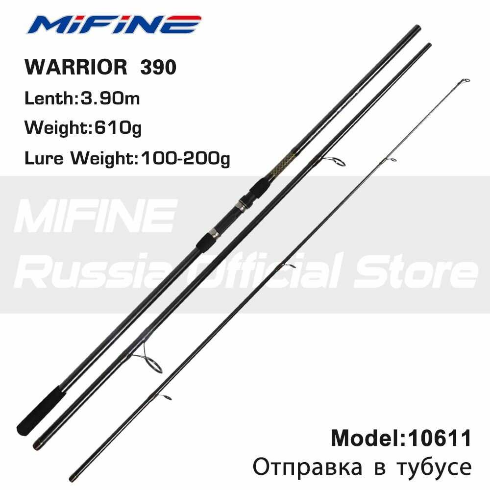 Удилище карповое MIFINE WARRIOR 3.9м (100-200гр) фотография 11