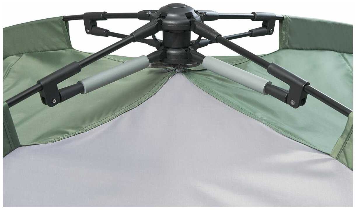 Автоматическая палатка Jungle Camp Easy Tent 3 зеленый/серый фотография 4
