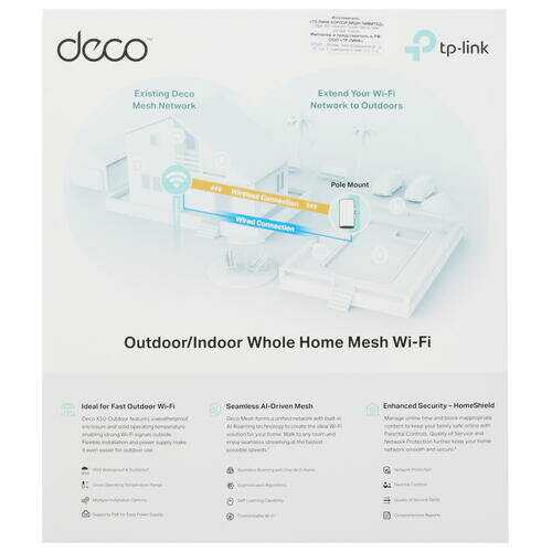 Сетевое оборудование Tp-link Deco X50-Outdoor (AX3000) фотография 19
