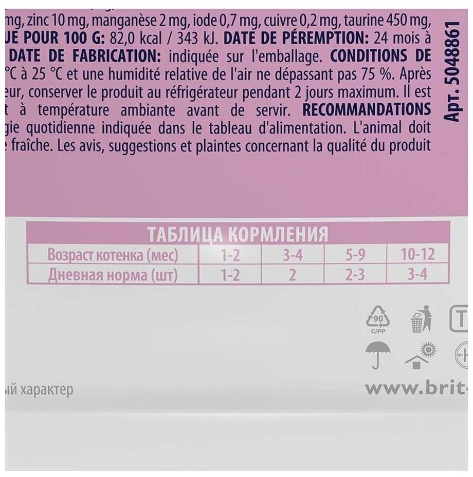 Корм Brit Premium (кусочки в соусе) фотография 4