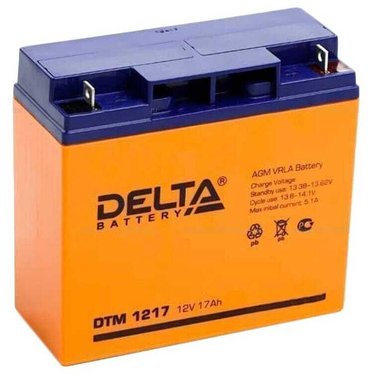 Аккумуляторная батарея DELTA Battery DTM 1217 (12В) фотография 5