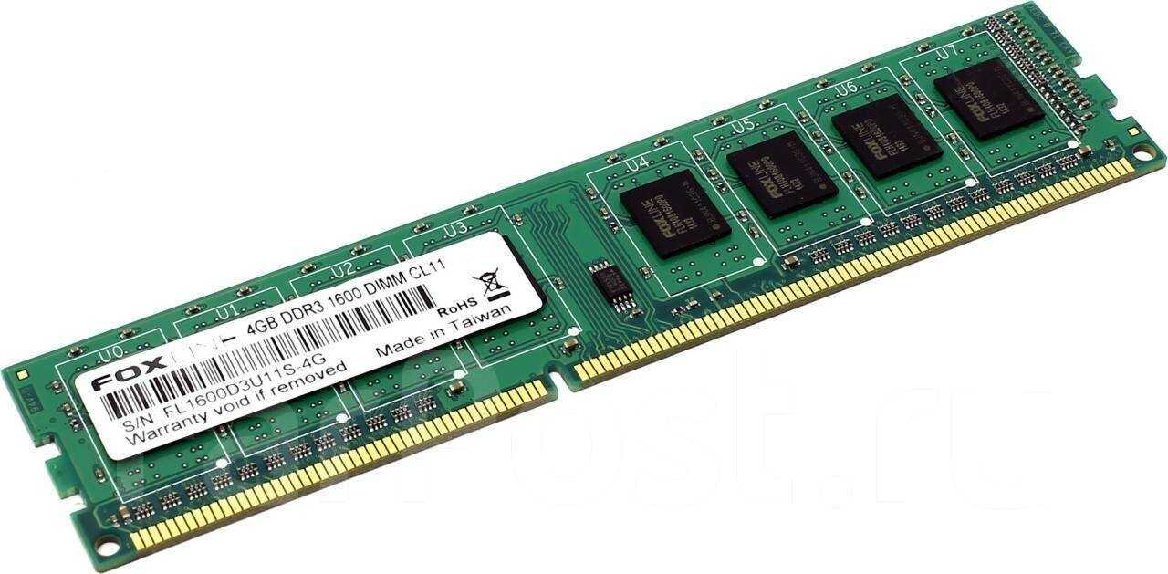 Оперативная память Foxline 8 ГБ DDR4 DIMM CL19 (FL2666D4U19-8G) фотография 5