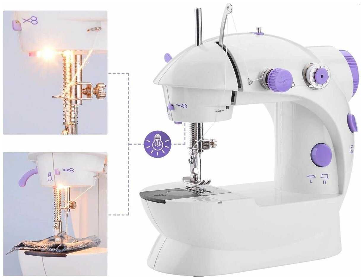 Мини швейная машинка Mini sewing machine фотография 9