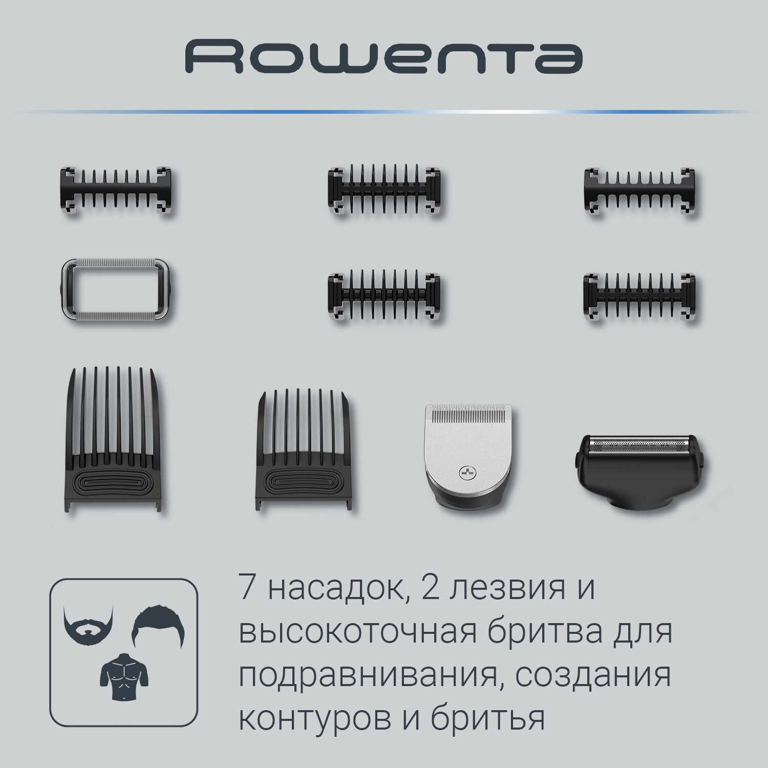 Триммер Rowenta Hybrid Forever Sharp Ultimate Expert (TN6201F4) фотография 1