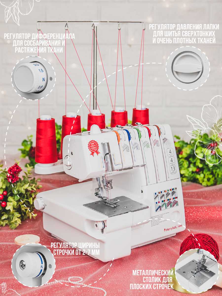 Коверлоки Merrylock фотография 6