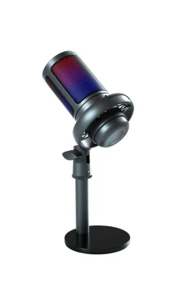 Конденсаторный RGB USB-микрофон Игровой микрофон для стриминга, подкастов, записи, для Twitch фотография 3