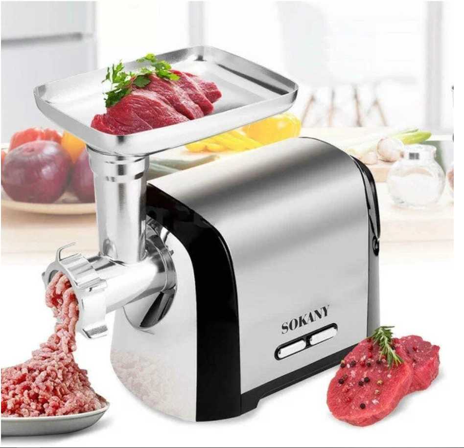 Электрическая профессиональная мясорубка Мясорубка (3200W) фотография 7
