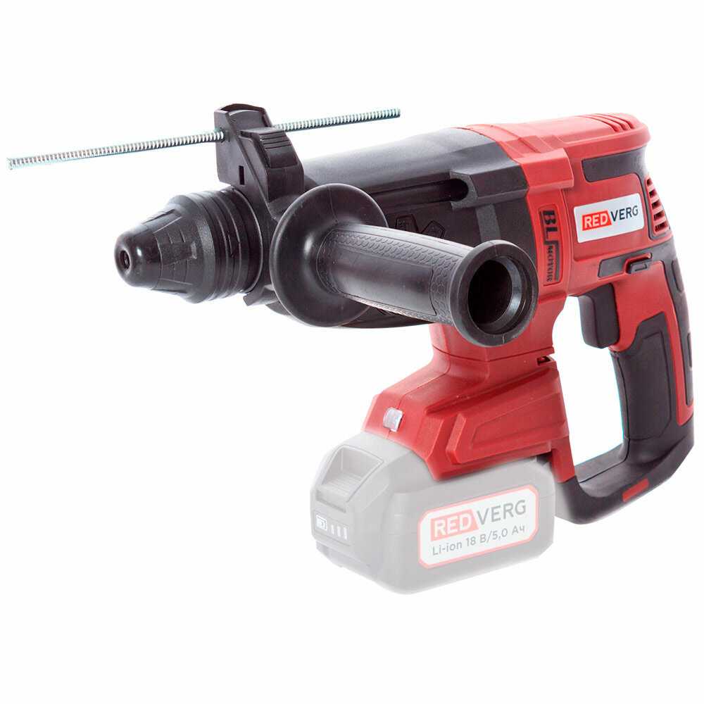 Перфоратор REDVERG Перфоратор аккумуляторный бесщеточный (RD-RH18-24BL/U) фотография 6