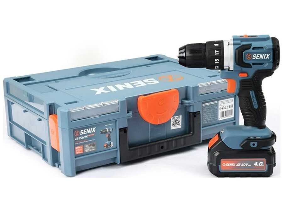 Дрель-шуруповерт Senix X2 (PDHX2-M2-EU SET) фотография 5