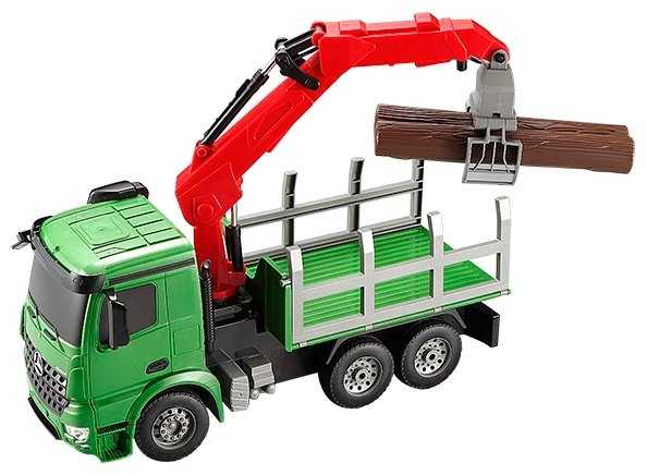 Лесовоз Double Eagle Mercedes-Benz Arocs (E352-003), 1:20, 38 см фотография 3