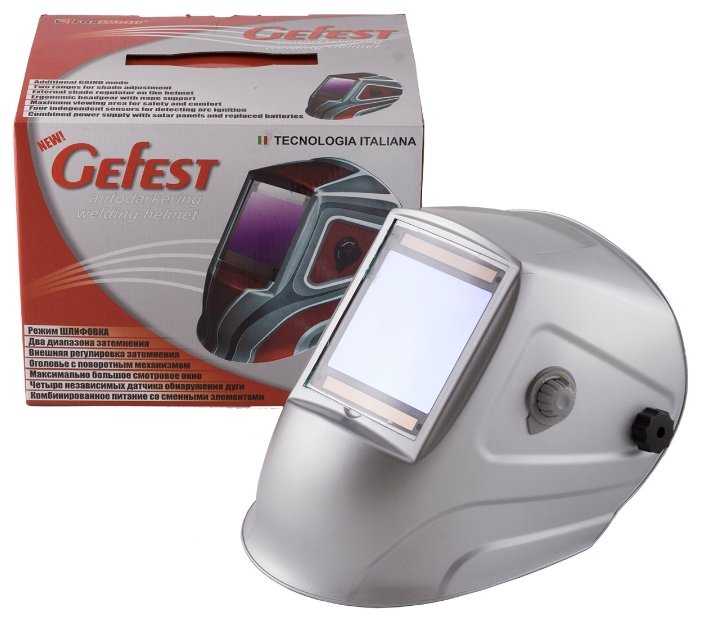 Маска FoxWeld Gefest серебро фотография 4