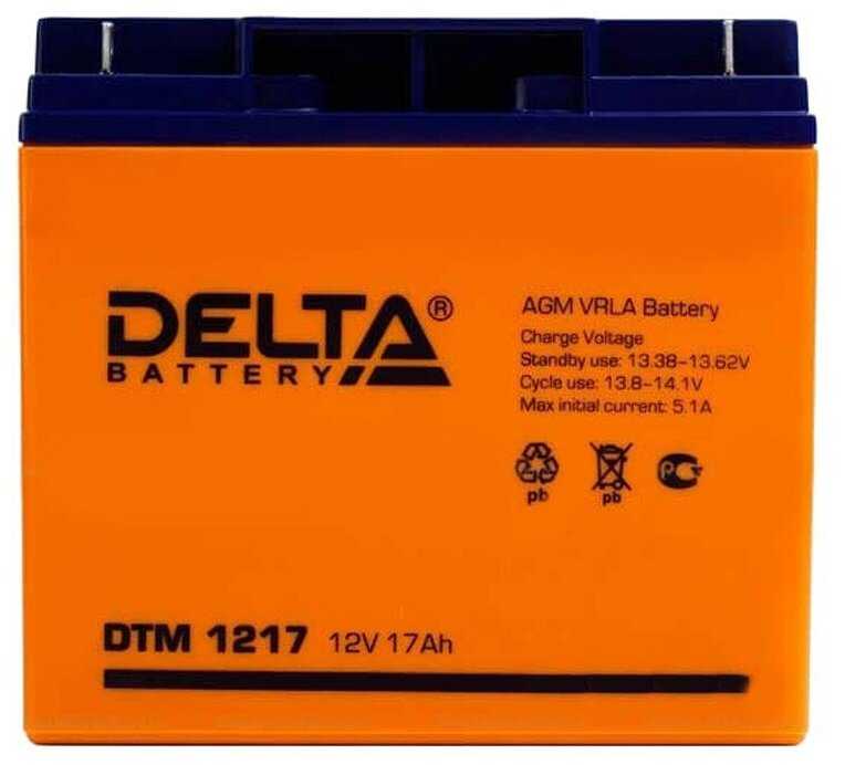 Аккумуляторная батарея DELTA Battery DTM 1217 (12В) фотография 2
