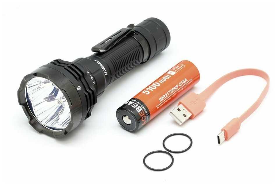 Тактический фонарь Acebeam P18 Defender (Комплект) фотография 5
