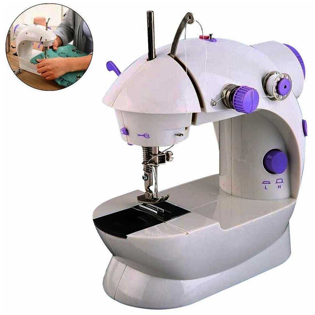Швейная Мини Машинка Luoweite Mini Sewing Machine фотография 1