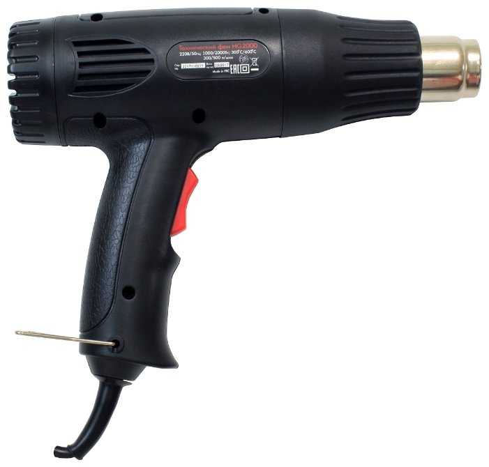 Бытовой строительный фен RedVerg Basic HG2000 фотография 1