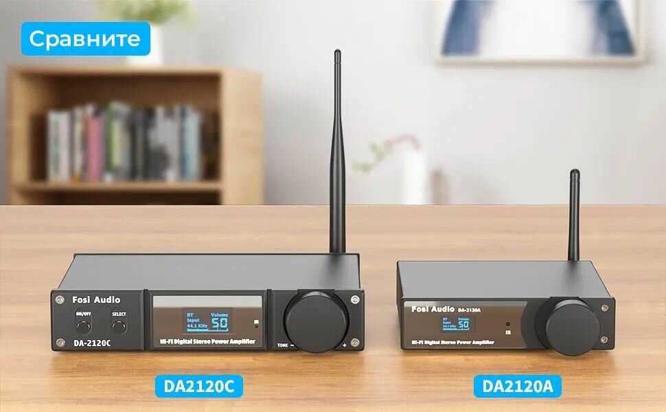 Усилитель с ЦАП Fosi Audio DA2120C фотография 4