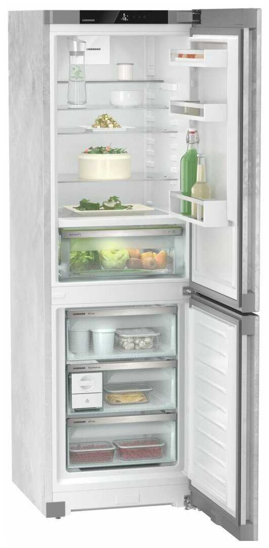 Двухкамерный холодильник Liebherr CBNpcd 5223-20 001 серый фотография 1