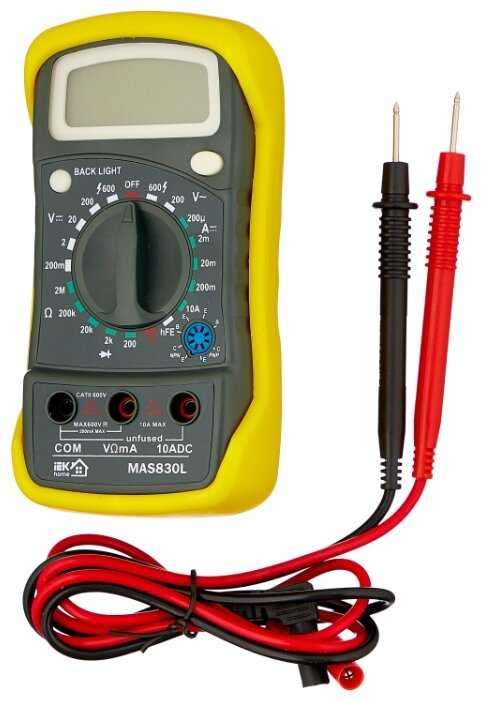 Мультиметр цифровой IEK Master MAS830L