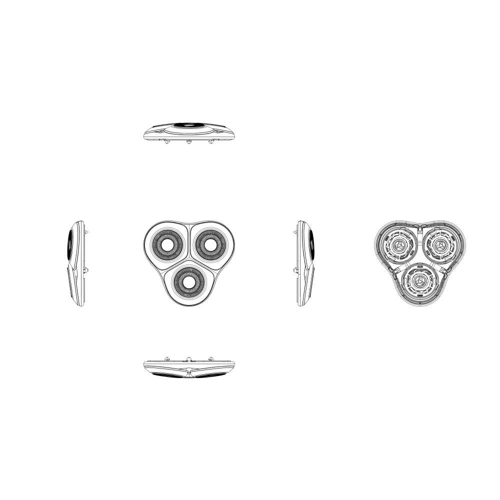 Насадка сменная Xiaomi Electric Shaver S101 Replacement Head (BHR7453GL) фотография 8