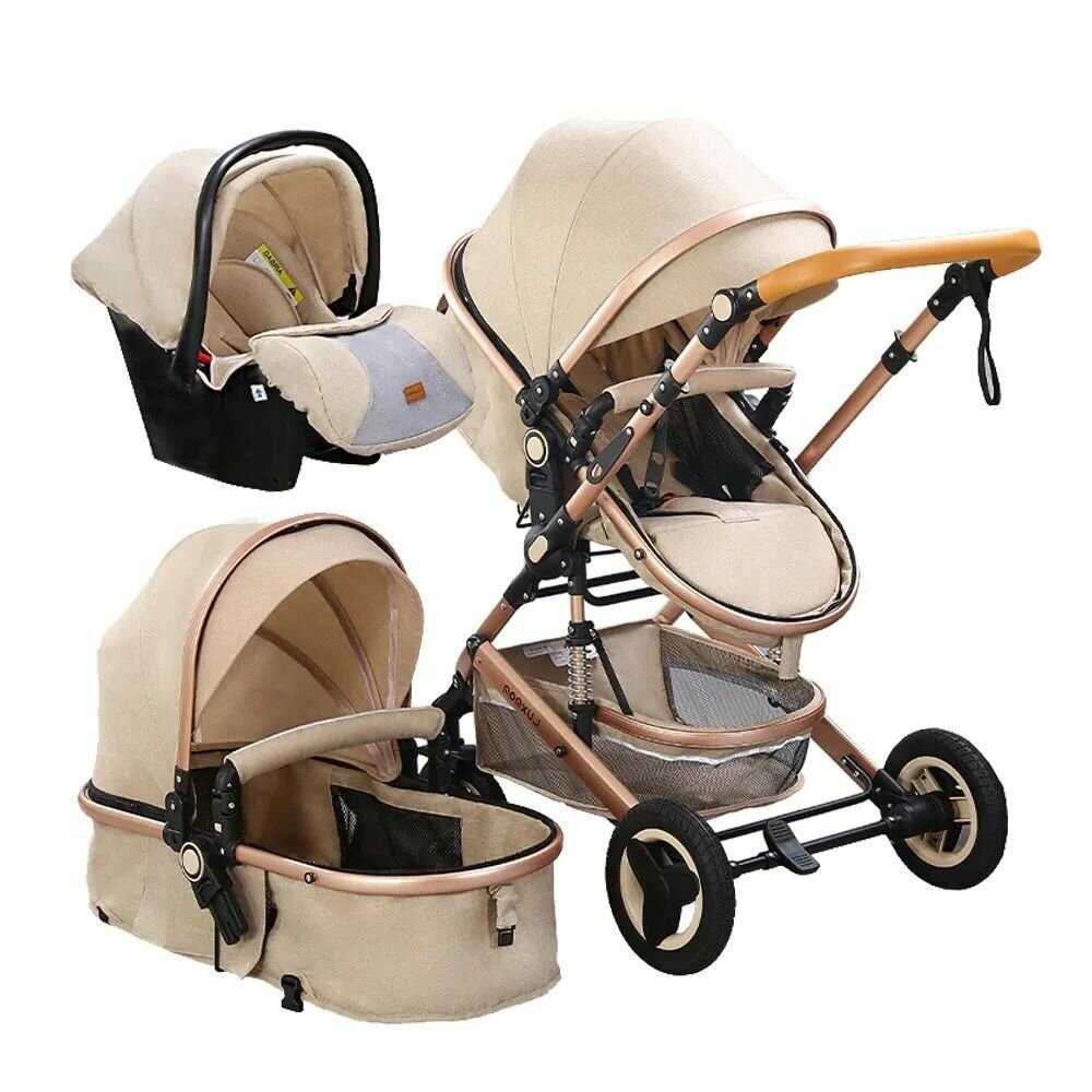 Детская коляска-трансформер Luxmom 530-w