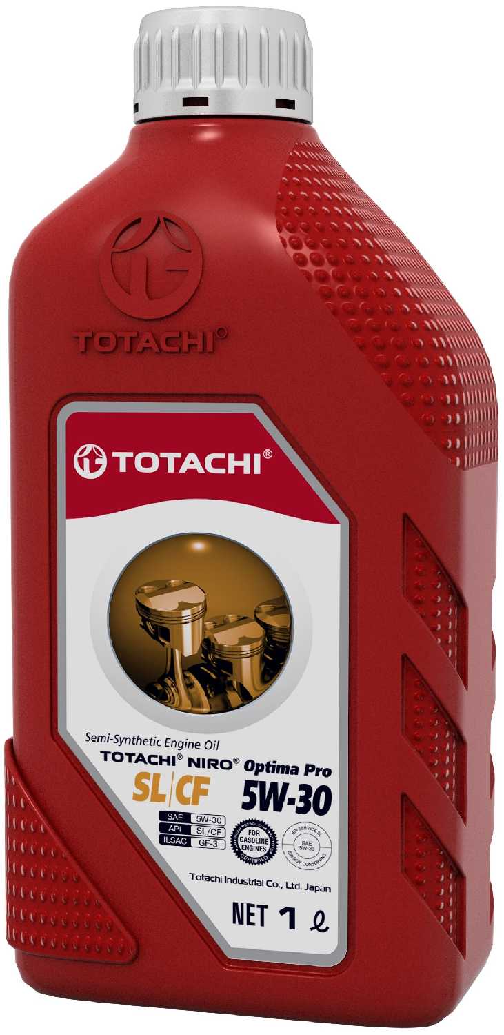 Полусинтетическое моторное масло TOTACHI NIRO OPTIMA PRO Semi-Synthetic SL/CF 5W-30 фотография 3