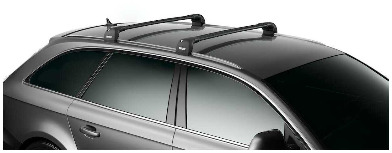 Багажник THULE WingBar Edge 9596-2 размер L/XL штатные места/интегр. рейлинги, черный фотография 1
