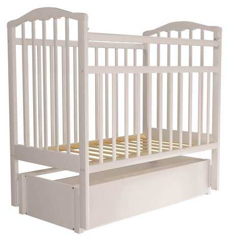 Кроватка Агат Золушка-6, классическая, продольный маятник