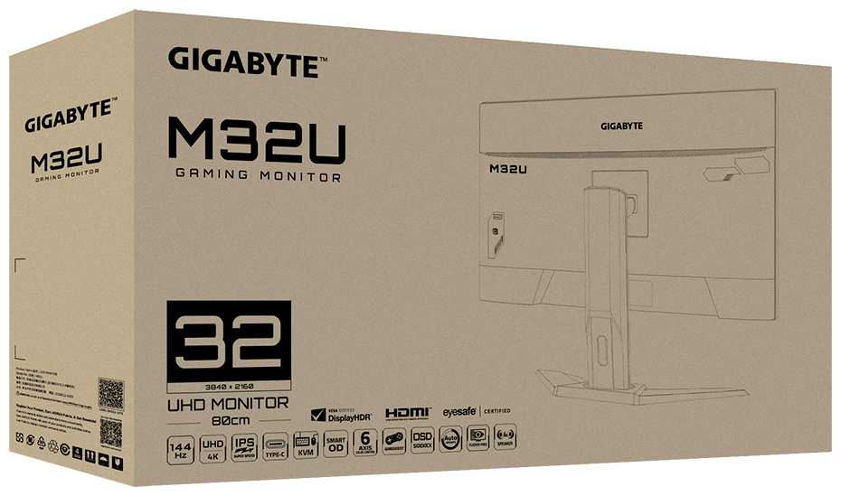 Монитор Gigabyte M32U фотография 9