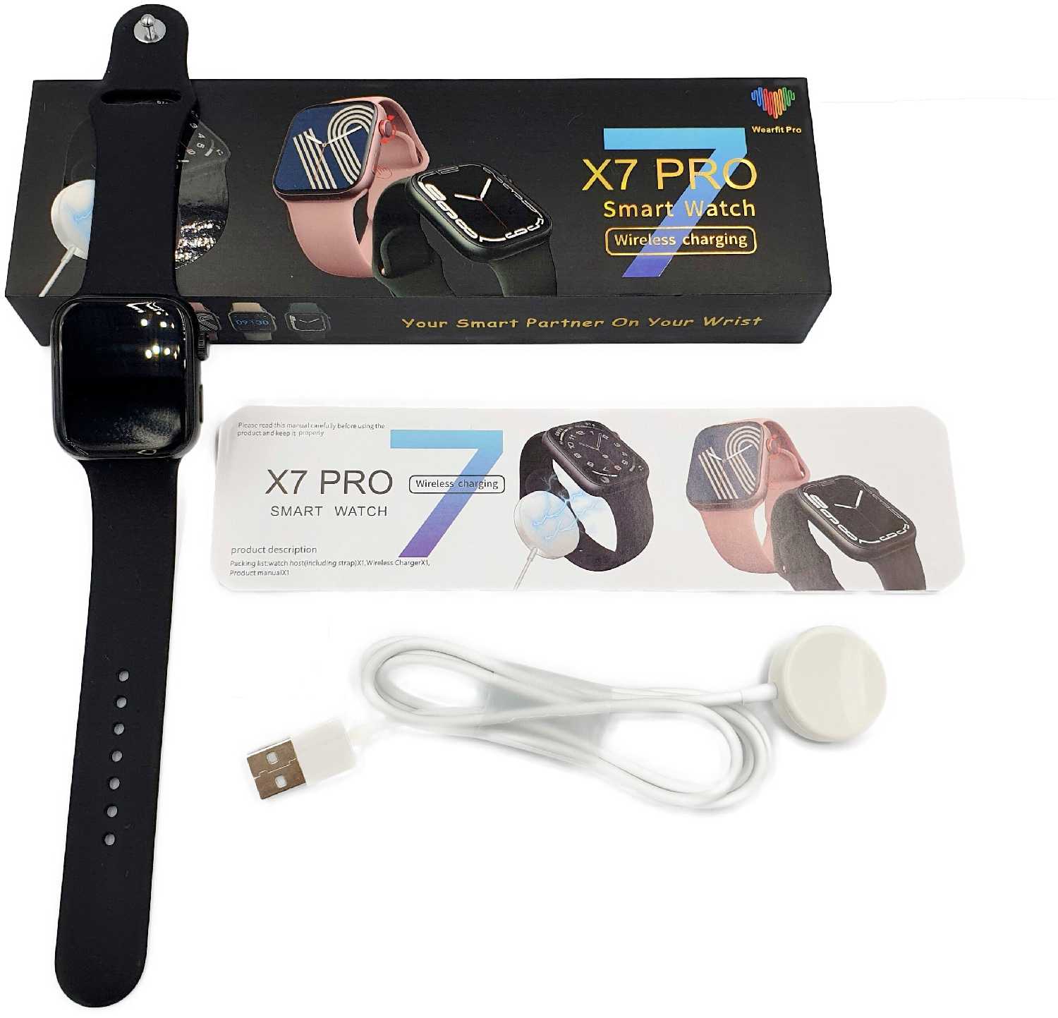 Умные часы Smart Watch X7 PRO, 45mm черные фотография 7