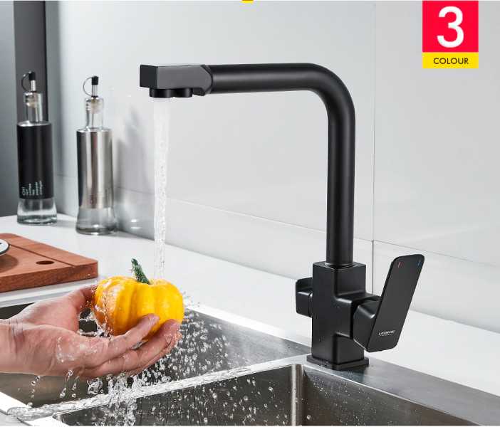 Смеситель для кухни Ledeme Смеситель для кухни со встроенным фильтром (L4080B-3) фотография 11