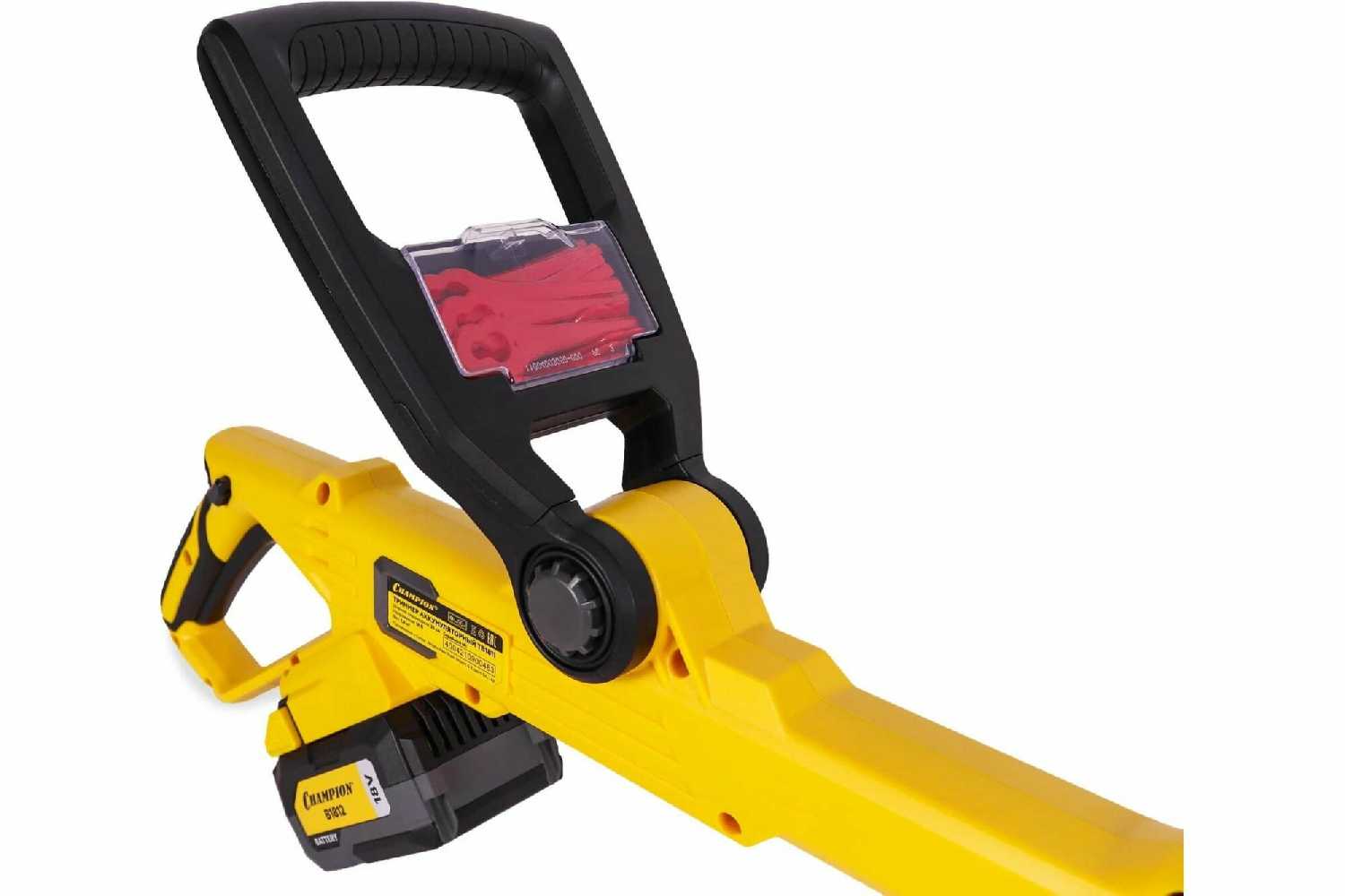 Триммер аккумуляторный CHAMPION TB1811 фотография 5