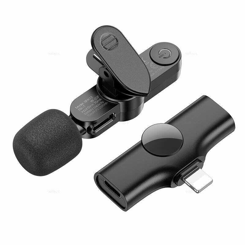 Микрофон петличный беспроводной Borofone BFK12 (Type-C) фотография 8