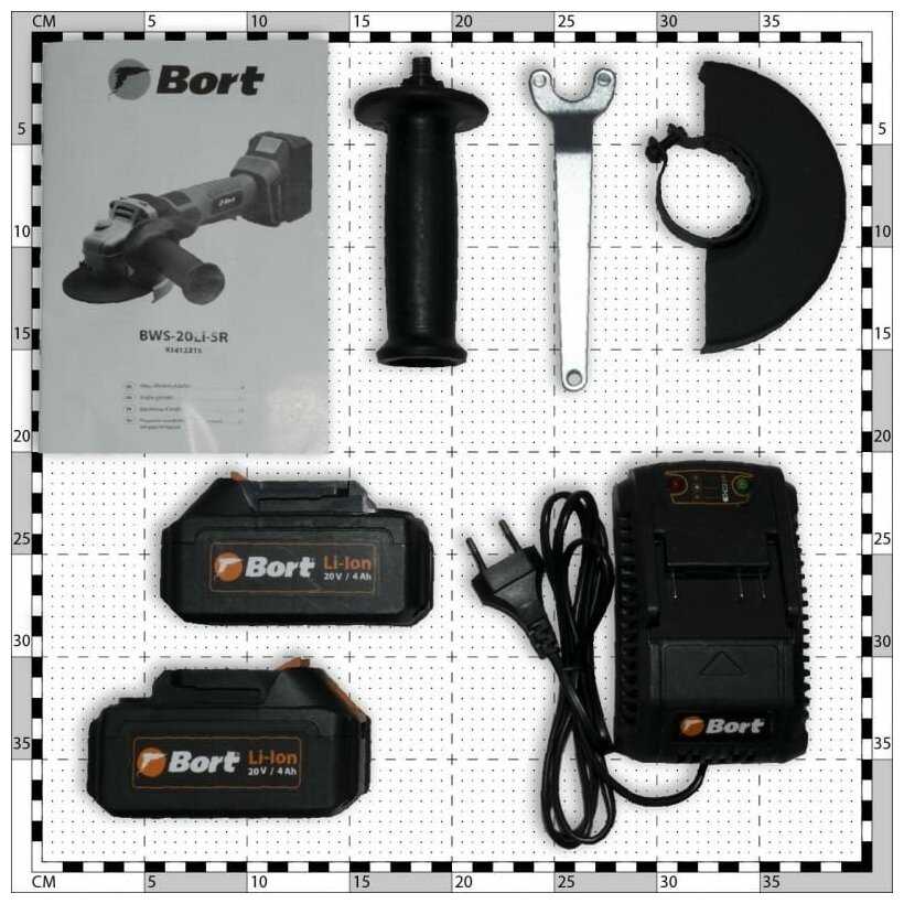 Аккумуляторная УШМ Bort BWS-20Li-SR, 125 мм фотография 7