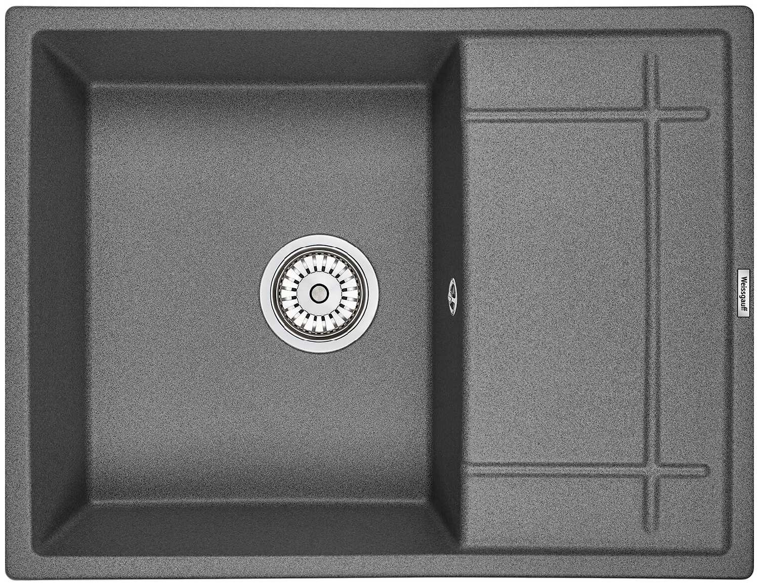 Мойка Weissgauff WG 5601, 65 см черный фотография 4