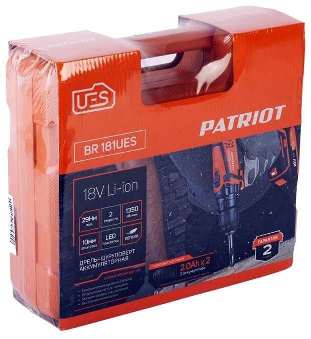 Дрель Patriot BR 181UES фотография 7