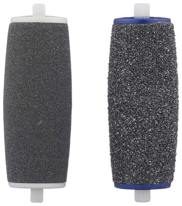 Сменная насадка для роликовой пилки для педикюра Scholl Velvet Smooth Diamond Crystals 1 ролик экстражесткий, 1 ролик экстра мягкий для полировки