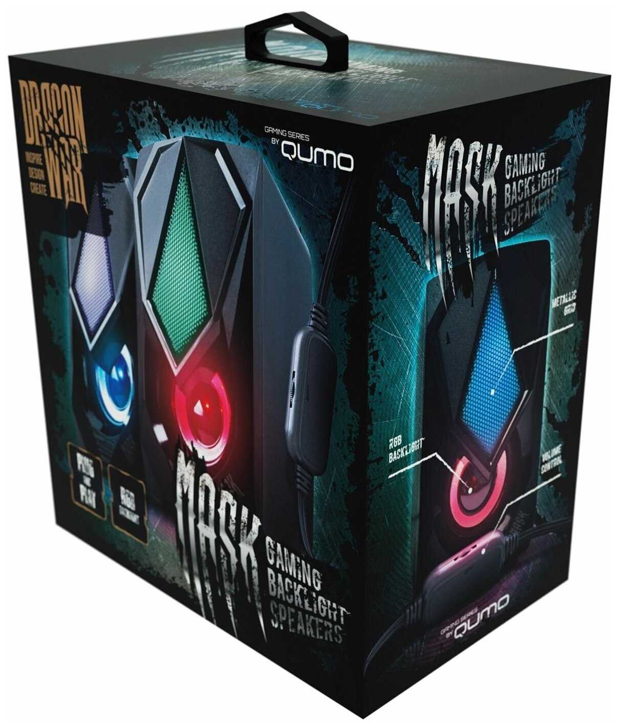 Компьютерные колонки Qumo Mask (5115369) фотография 2