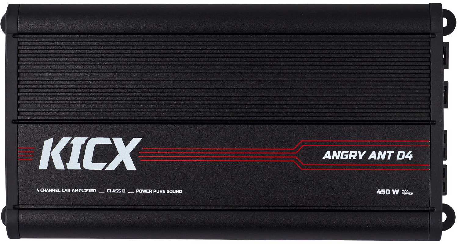 Автомобильный усилитель KICX Angry Ant D4 фотография 6