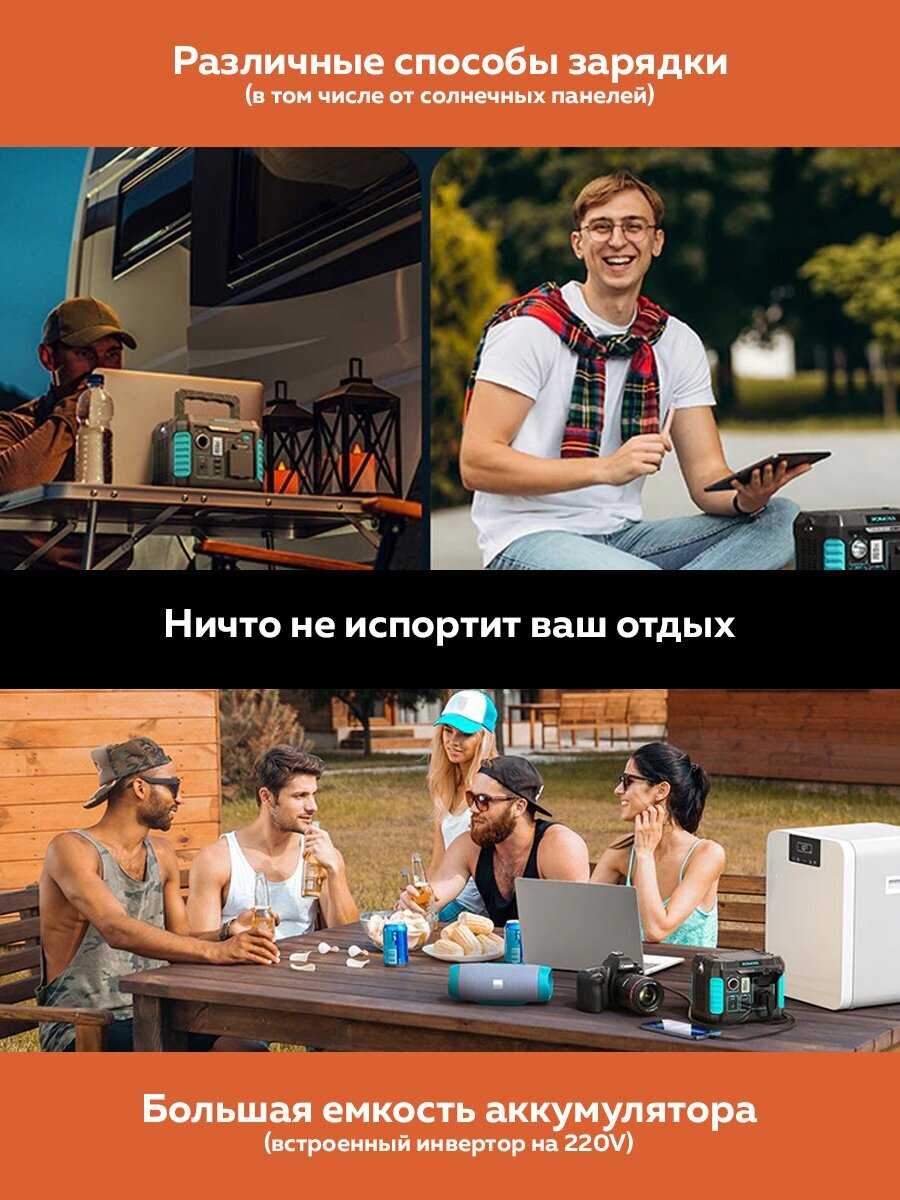 Портативная автономная электростанция ROMOSS 220B (300Вт-600Вт) фотография 18