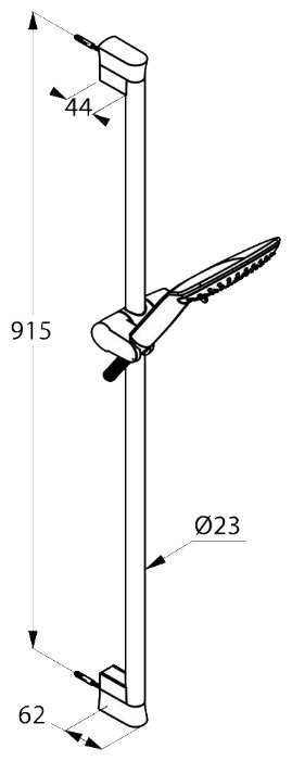 Душевой гарнитур KLUDI Fizz 6774005-00, хром фотография 1