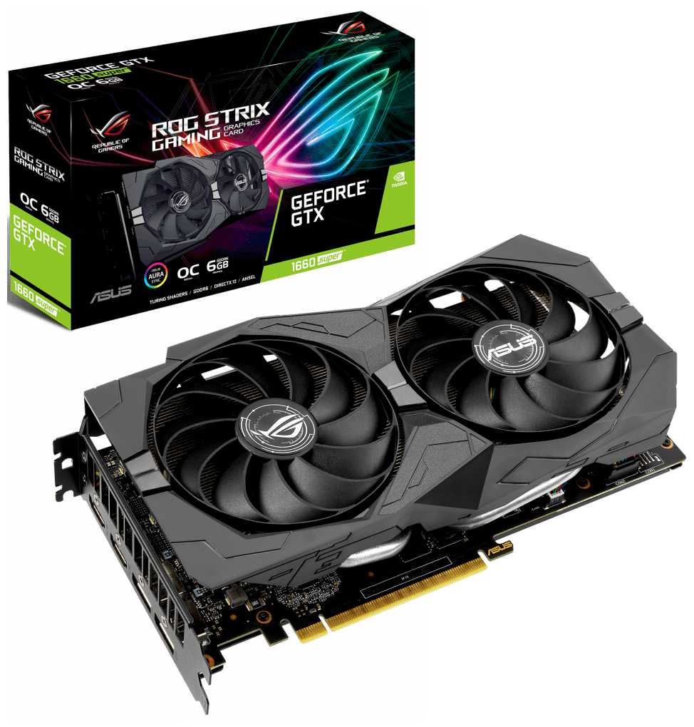 Видеокарта Asus GeForce GTX 1660 Super (ROG-STRIX-GTX1660S-O6G-GAMING) фотография 4