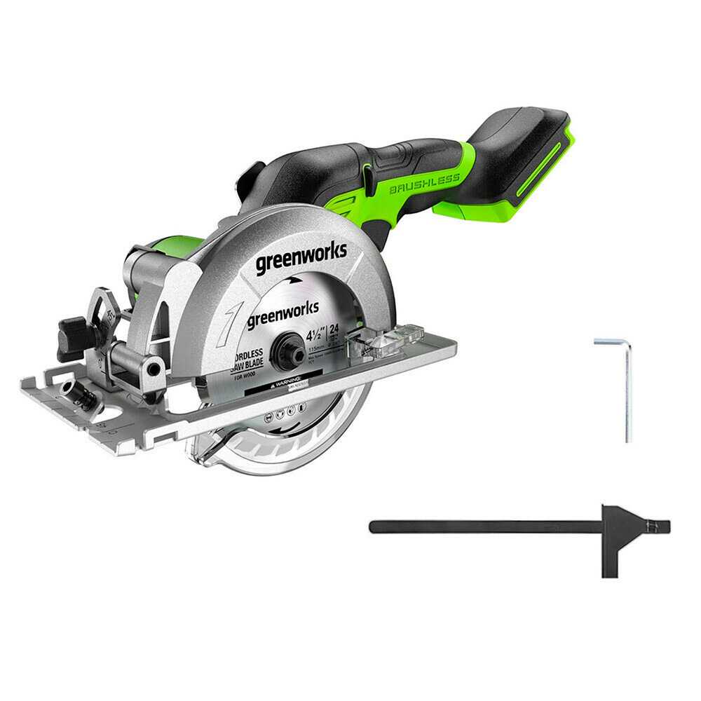 Циркулярная мини пила Greenworks G24MCS фотография 23