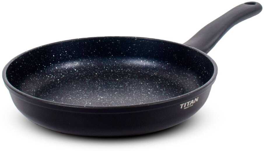 Сковорода с крышкой НЕВА МЕТАЛЛ ПОСУДА Titan Space (Индукция покрытие Титан II) фотография 11