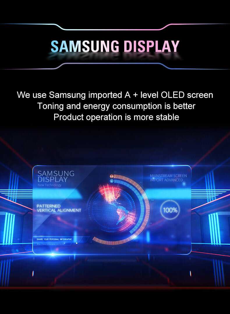 Портативный сенсорный монитор VCHANCE Портативный сенсорный монитор 4K OLED (VCHANCE) фотография 9